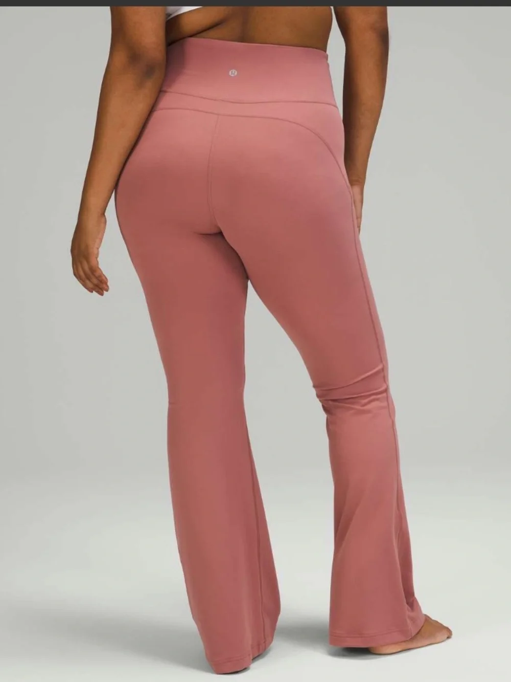 lululemon Groove Pant High-Rise Flare Leggings Spiced Chai Sz 18 EUC